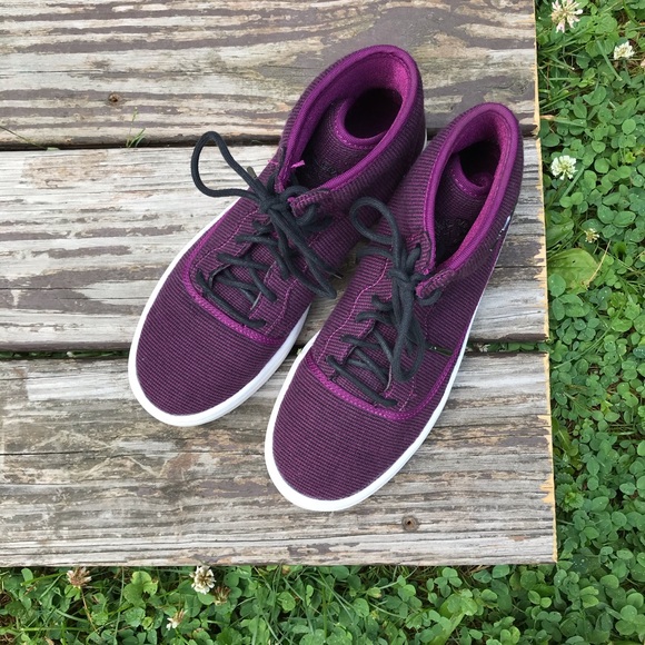 purple jordans high tops